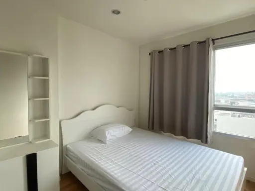 For rent, Lumpini Nawamin Sri Burapha, 1 bedroom, 8th floor, good washing machine. You must make a reservation like this.