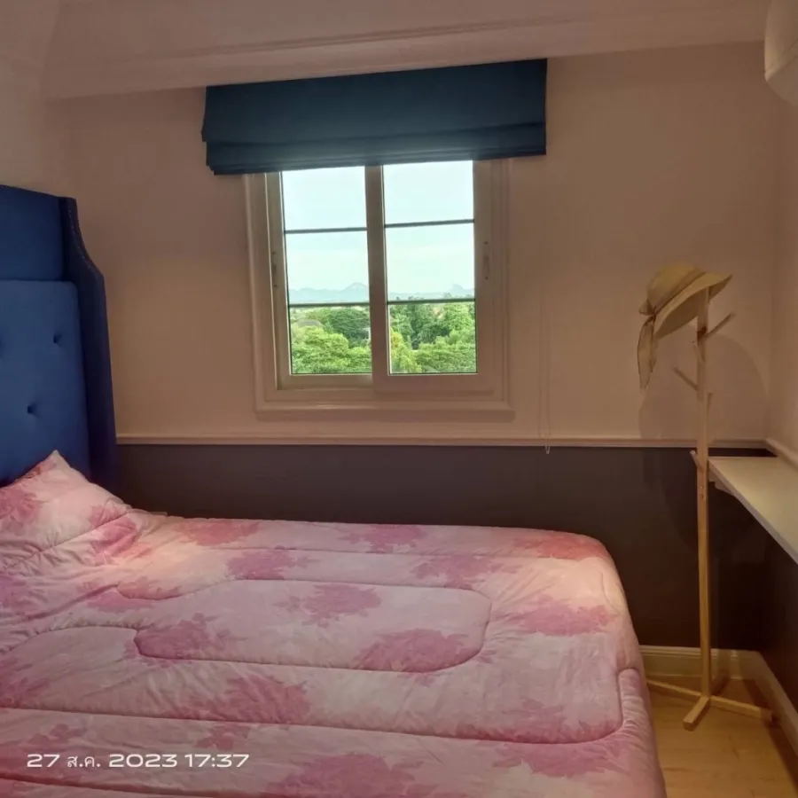 For rent, Seven Seas Code The Azur (Jomtien), resort style, water park, open view, very nice decorated room, can book now.