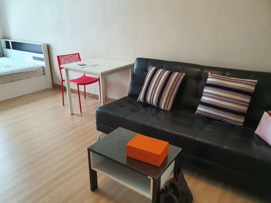 For rent, Plum Condo Phahon Yothin 89, Phase 1, 2nd floor, fully furnished and electrical appliances. Book now.