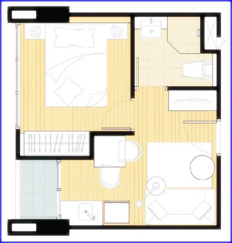 Urgent sale!! Hallmark Ngamwongwan Condo, 4th floor, Building A, a condo on Sukhumvit Road, ready to move in, hurry and book now!!