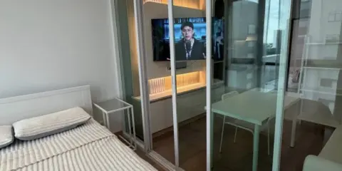 ขาย Astro Condominium ติดรถไฟฟ้าสีชมพู เดินทางสะดวกมากๆ อุปกรณ์ครบตามภาพ สนใจจองเลย