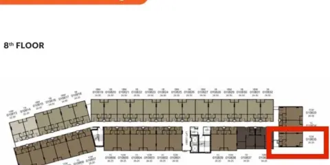 ขายดาวน์ ดีคอนโด ไฮป์ รังสิต ชั้น 8 วิวสวน ห้องแต่งครบแบบ Fully Furnished สนใจรีบจองเลยจ้า
