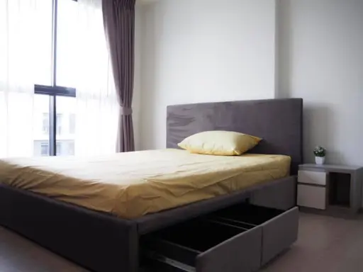 For rent, Rise Rama 9, new room, unpacked, fully furnished, pool view, suitable for relaxing Who has been certified to be the most satisfied images