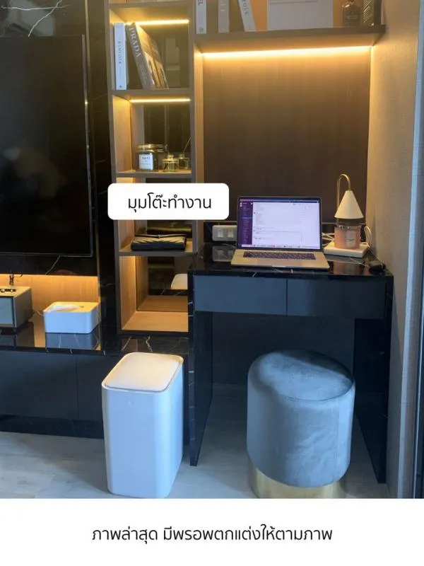 ให้เช่า Ideo ratchada sutthisan ห้องสวย แต่งครบ สวยจริงไม่จกตา แต่งเข้มเท่ คลุมโทนสุดๆ ห้ามพลาดนะจ่ะ