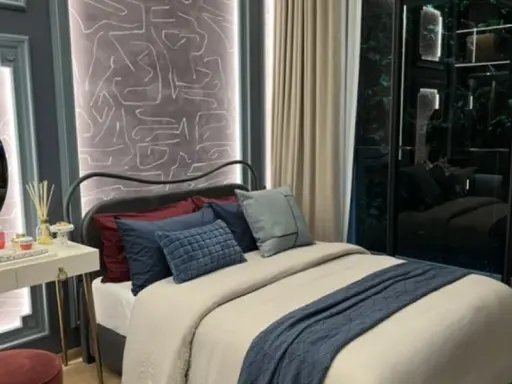 Down payment sale for Rhythm Charoen Nakhon Iconic, Simplex unit, 18th floor, 2 bedrooms, 2 bathrooms, beautiful view. Reserve now, don't miss out!