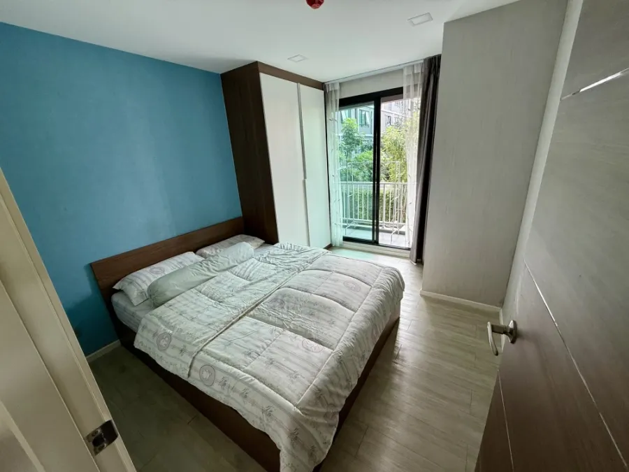 For rent: Atmoz Ladprao 71, Building B, 2nd floor, corner room, beautifully decorated, clearly divided room zones, don't miss it.