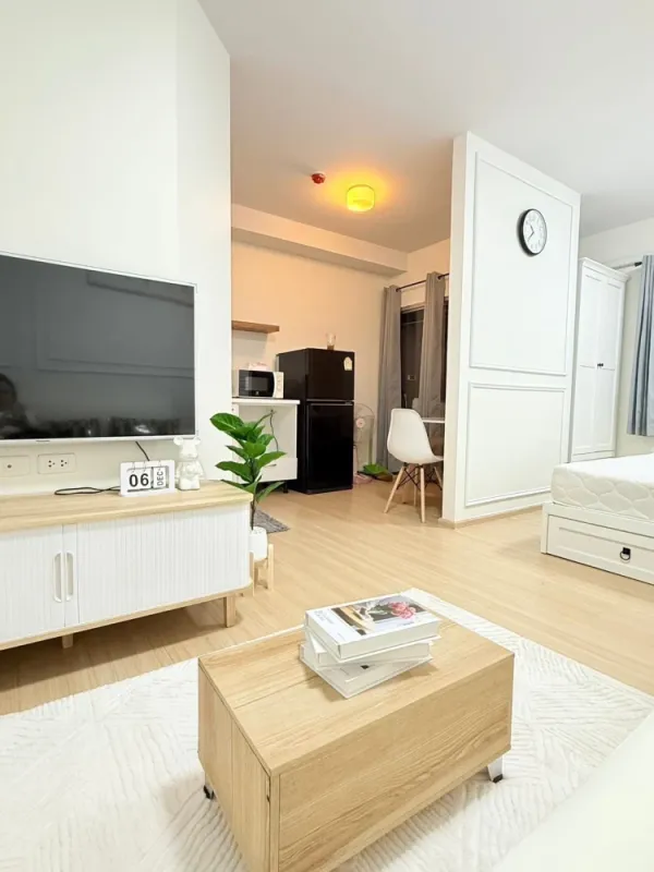 ขาย Plum Condo Samakkhi ชั้น 5 ห้องสวย แต่งครบ น่าอยู่ สนใจรีบจองเลย
