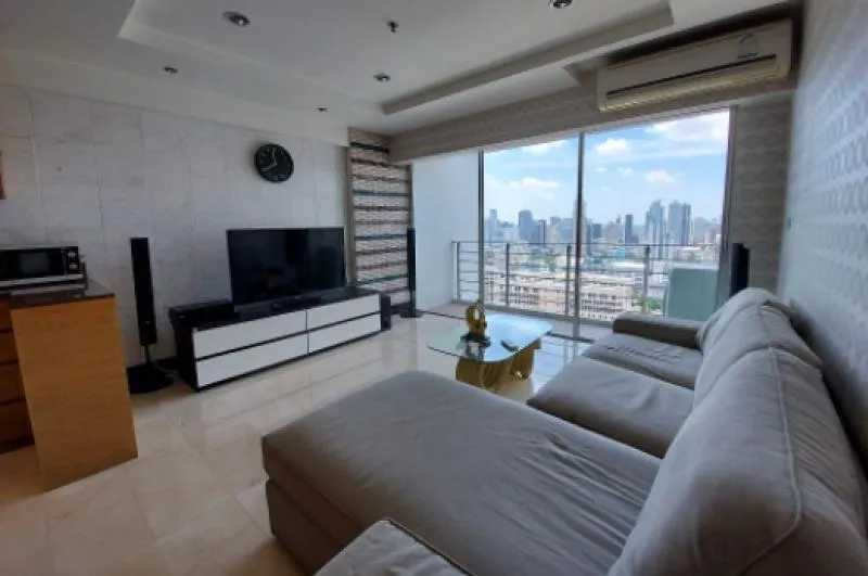 Condo for rent, My Resort Bangkok, high floor, very good view, beautiful decorated room, luxurious, inviting. This price is not reserved, it is considered a big mistake.