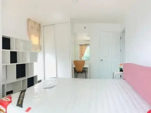 ให้เช่า Escape Condominium สุขุมวิท 101/1 ชั้น 4 วิวสวน ห้องมุมเป็นส่วนตัว เครื่องใช้ไฟฟ้า เฟอร์นิเจอร์ครบ พร้อมหิ้วกระเป๋าเข้าอยู่