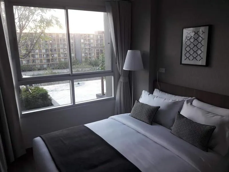 For rent, U-Delight @ Huamak, fully furnished and furnished. Can carry the bag and move in Hurry up and make a reservation.