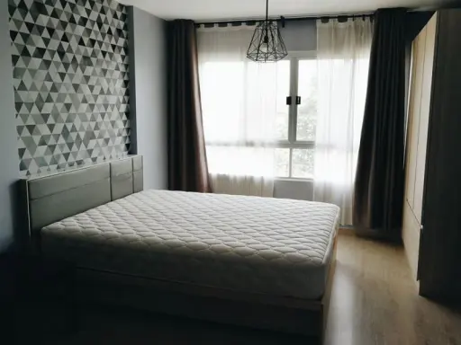 For rent, Elio Del Ray, Sukhumvit 64, size 26.53 sq.m., fully furnished, has a washing machine, near bts like this, must book. images
