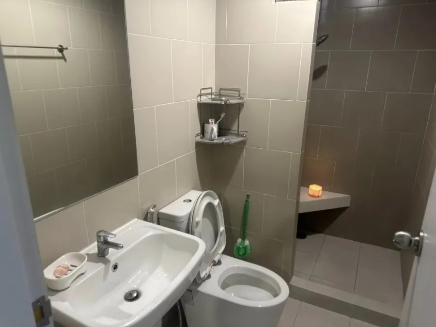 Rent Niche ID Sukhumvit 113, partitioned room Super large bed Don't just look, hurry up to reserve.