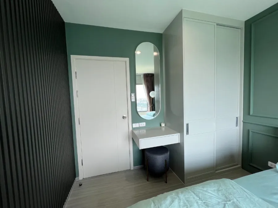 For rent, Aspire Sathorn-Ratchapruek, 14th floor, beautiful room, fully furnished, very cool, if interested, hurry and book now, don't miss out.
