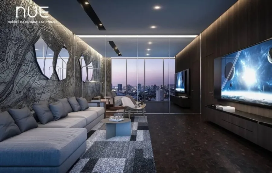 ขายดาวน์ Nue Noble Ratchada-LatPhrao fully furnished คอนโดหรู ห้องกว้างขวาง ส่วนกลางสุดๆ จองเลย