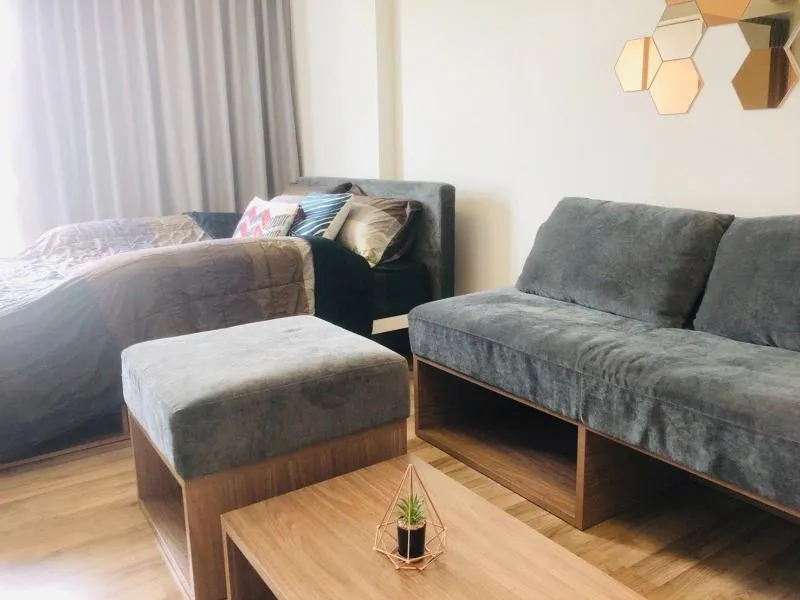 For rent ดีคอนโด แคมปัส รังสิต เฟส 2 ห้องตกแต่งหน้าอยู่ เฟอร์นอเจอร์อย่างดี จองแล้วจะไม่เสียใจ