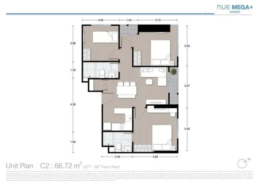 ขายดาวน์ โนเบิล นิว เมกา พลัส บางนา ชั้น 33 ห้องกว้าง โครงการน่าอยู่ สนใจรีบจองเลย ด่วนๆ