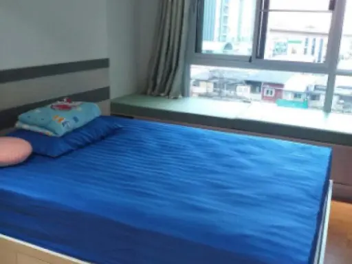 Selling The President Sathorn - Ratchaphruek 3 rooms, simple decoration, north, 7th floor, garden view, shady atmosphere.