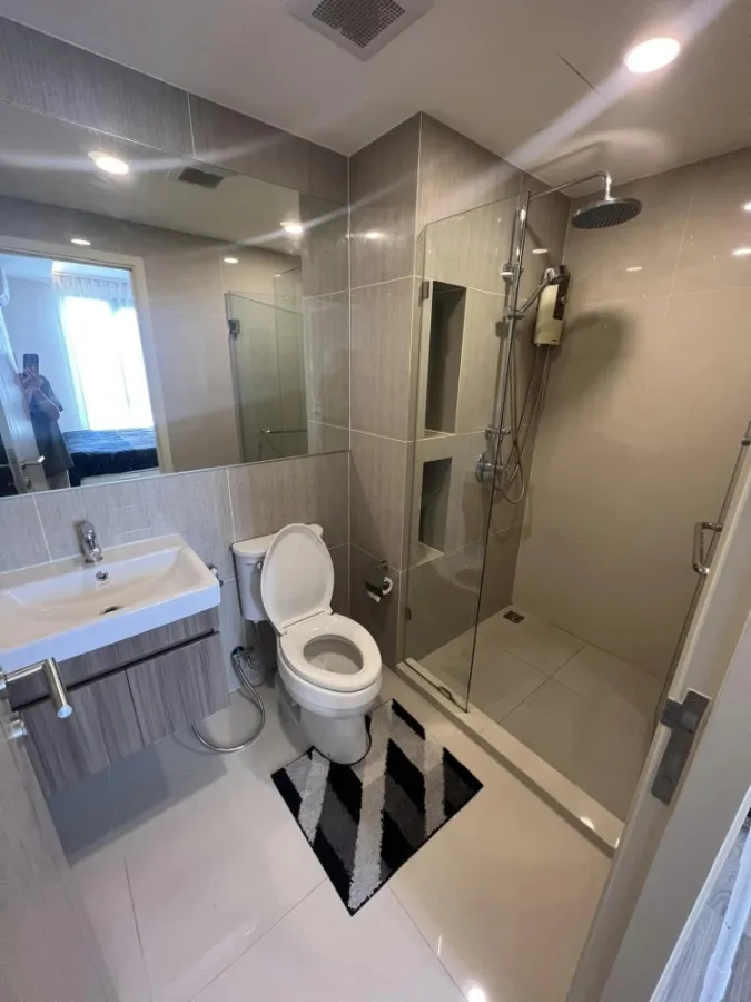 Condo for rent, IKON Sukhumvit 77, 1 bedroom, 1 bathroom, ready to move in, fully furnished, hurry up and book now.