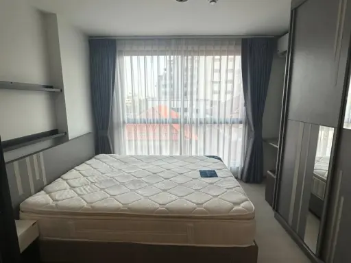 For rent: The Excel Udomsuk, 5th floor, partitioned room, comes with complete furniture and appliances. Reserve now, don't miss out. images