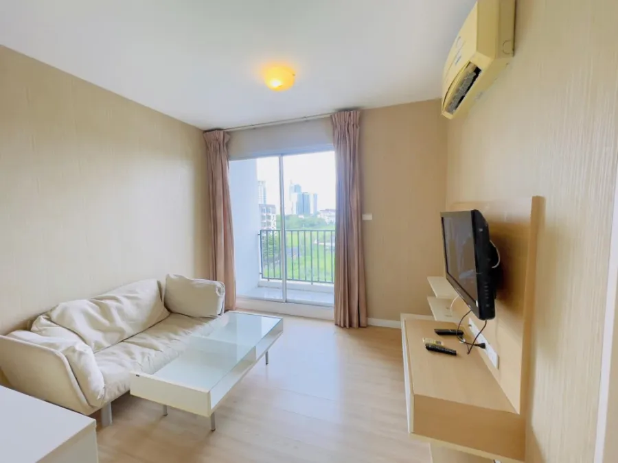 Condo for rent, Proud x2, decorated in cream tones, very cute The room at the edge has privacy. Hurry up to reserve. Don't miss it.