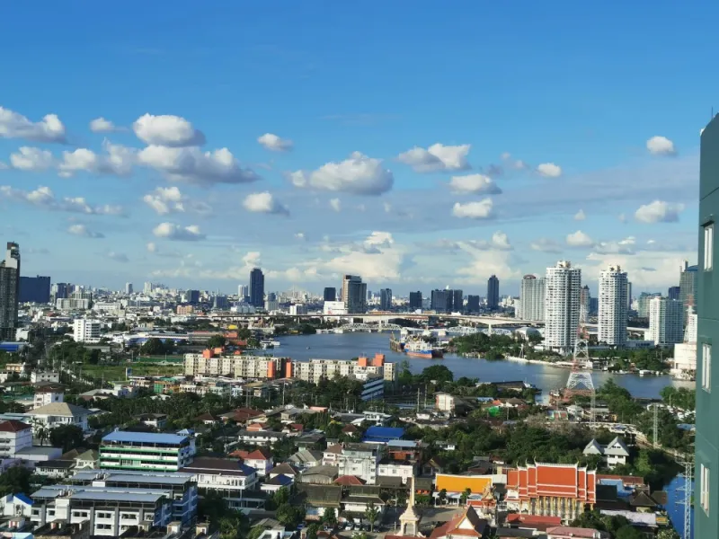 ให้เช่า คอนโด ลุมพินี วิลล์ สุขสวัสดิ์ - พระราม 2 ห้องมุม ชั้น 26 วิวแม่น้ำเจ้าพระยา ใกล้ BTS จองเลย