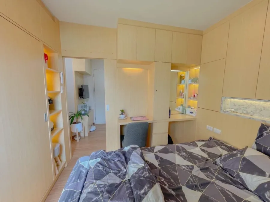 For rent, Lumpini Park Phetkasem 98, simply decorated room, nice to live in, great price, Muay Thai people are already rich for sure.