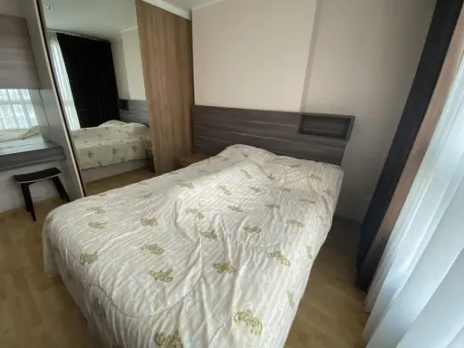 Condo for sale U Delight Residence Phatthanakan-Thonglor, spacious room, clearly separated proportions, complete here, buy now.