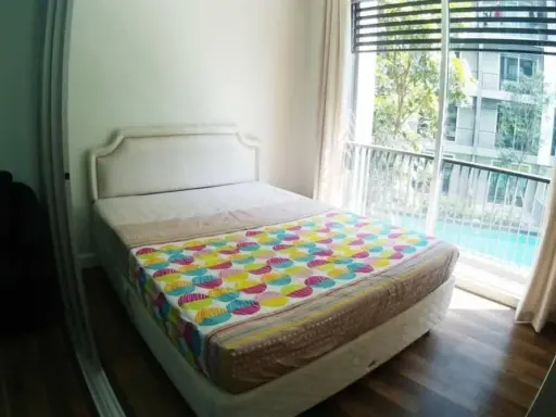 For rent, A Space Me Sukhumvit 77, pool view, 1 bedroom, complete amenities. Just carry your bag and move in.