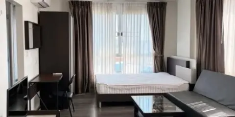 ให้เช่า Dcondo Campus Resort Bangna ชั้น 5 ห้องมุม แต่งครบ สนใจจองเลย