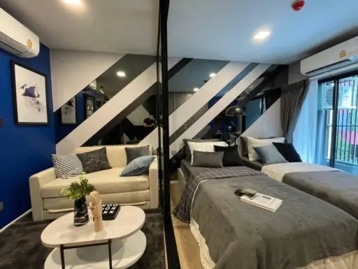 Urgent for rent, KAVE TU, pool view, beautiful room, fully furnished livable luxury You can't reserve it anymore.