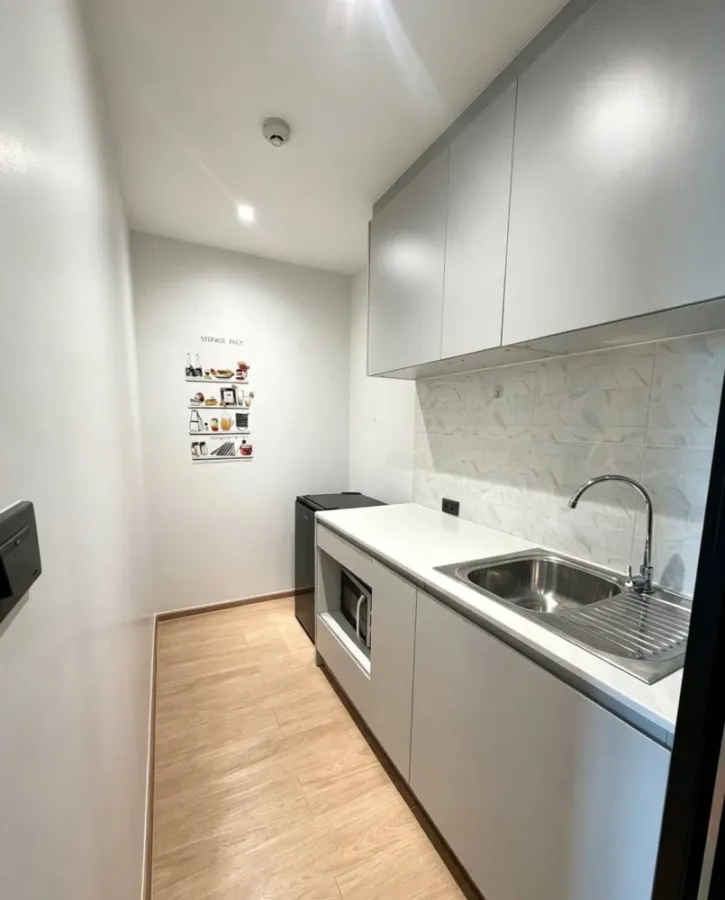 For sale or rent: The Matt 1 Sathorn - Tha Phra condo, corner unit, quiet and private. Book now! Don't miss this opportunity.