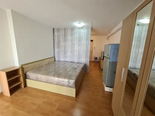 Condo for rent, City Home Sukhumvit 101, 8th floor, BTS view, good location, ready to move in. Can't miss it. Book now!