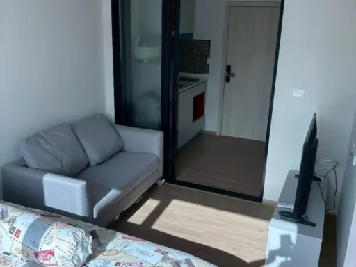 For rent: Kave Luminous Bangmod, corner unit, Building A, beautiful view, excellent facilities, fully furnished. Book now!