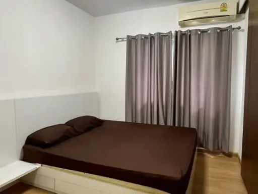 ✨Bargain! A Space Asoke-Ratchada, 1 bedroom, 35.39 sq m, 10th floor, Building F. Fully furnished and ready to move in. Walking distance to MRT Rama 9