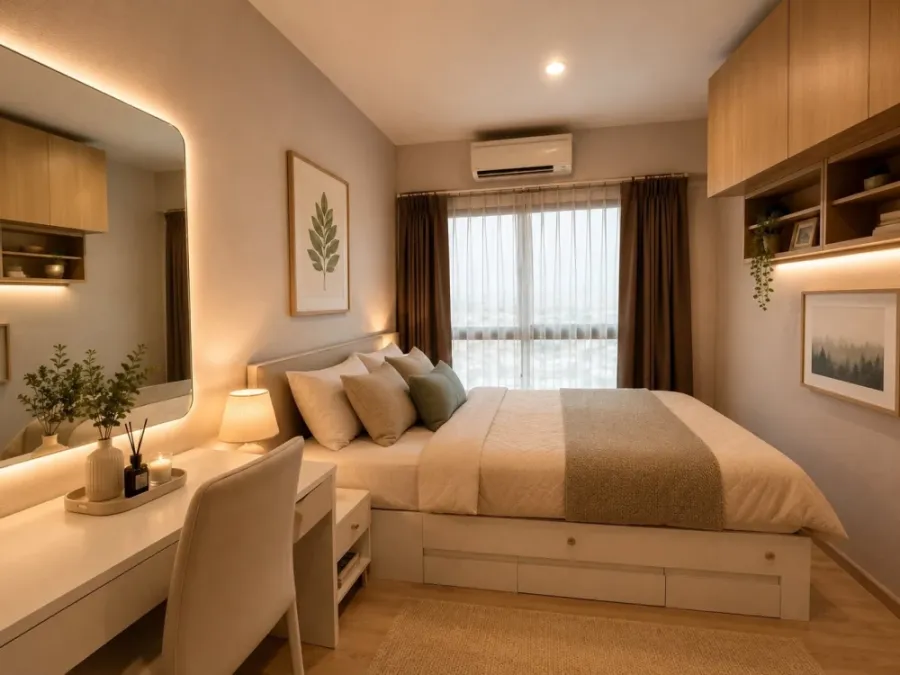 ขาย The Parkland Phetkasem-Thapra ชั้น 15 ห้องมุมมองโปร่ง แสงธรรมชาติดี ห้องกว้าง แต่งครบ รีบจองเลย