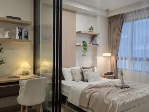 ขาย J Condo Sathorn-Kallaprapruk ห้องแต่งสวยคุมโทน มาพร้อมสิ่งอำนวยความสะดวกครบครัน จองเลย