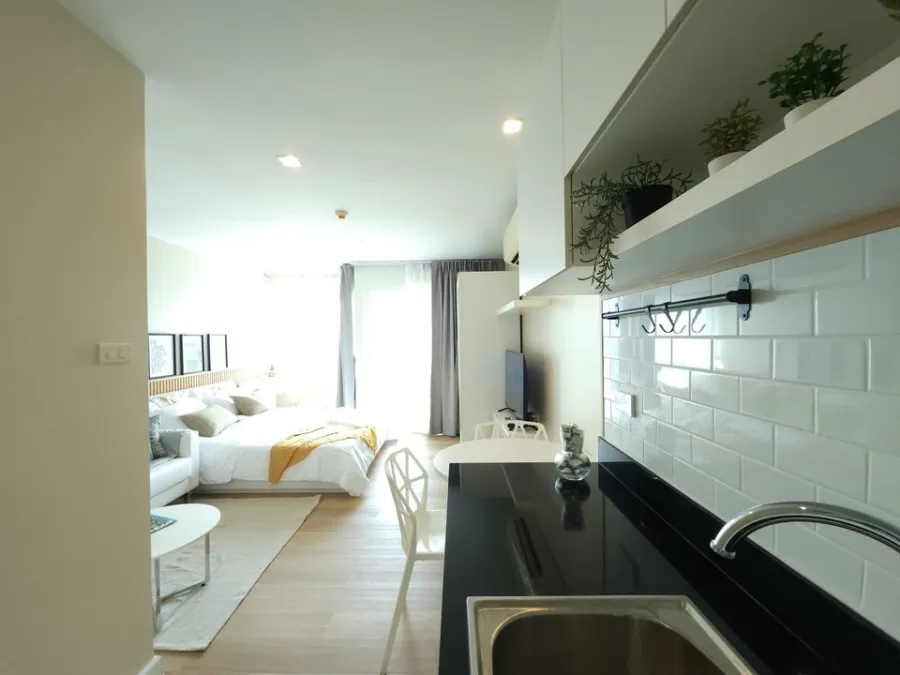 ขาย WE Condo ชั้น 7 วิวโล่ง สบายตาสุดๆ ห้องตกแต่งดูดี มีสไตล์สุดๆ สนใจรีบจับจองได้เลยจ้า