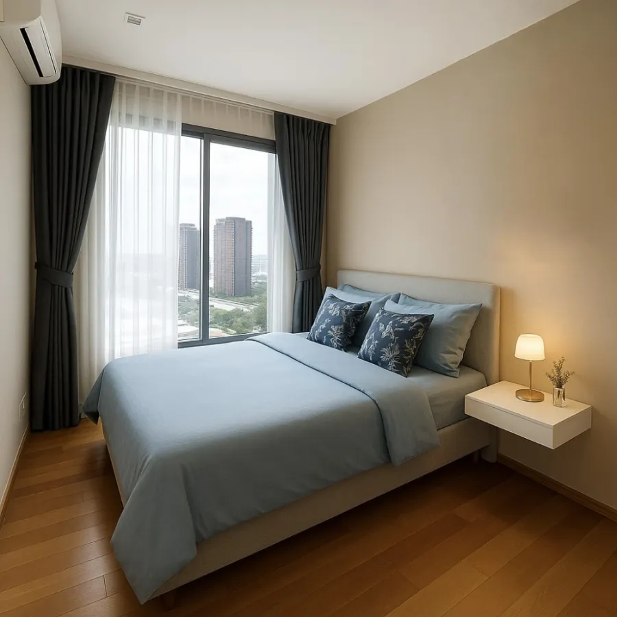 ขาย The Saint Residence ห้องน่าอยู่ เฟอร์ + เครื่องใช้ไฟฟ้าพร้อม ดีแบบนี้รีบจองเลย+++
