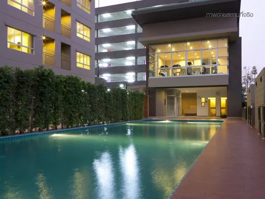 ขาย ให้เช่า Lumpini Ville Lasalle-Barring ห้องชั้น 12 ติดวอลเปเปอร์อย่างดี เดินทางสะดวก จองเลย