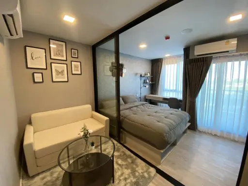 Condo for rent Kave Ava, fully furnished room The bed is big and comfortable. So good, hurry up and reserve now.