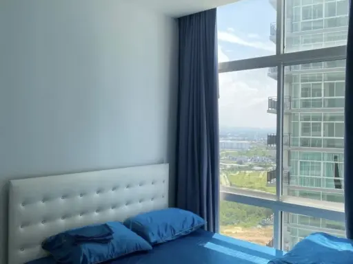 ให้เช่า The Grand Jomtien ห้องชั้น 21 เฟอร์นิเจอร์และเครื่องใช้ไฟฟ้าครบครัน หิ้วกระเป๋าเข้าอยู่ได้เลยจ้า