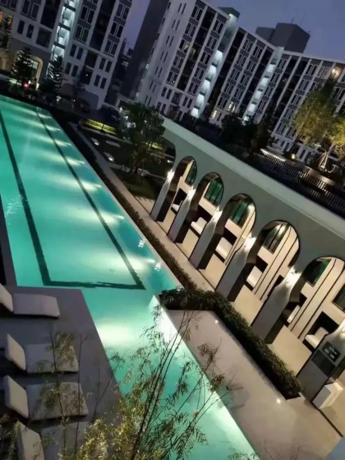 For rent!! Condo Aspire Asoke-Ratchada, fully furnished, good location, near MRT Rama 9, don't miss it!!