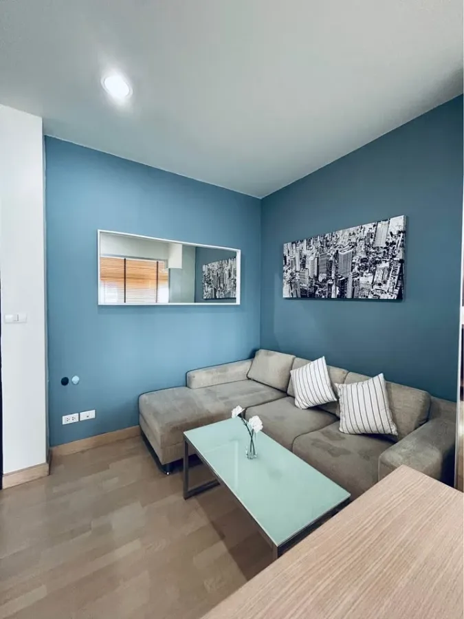 For rent: Rhythm Ratchada, spacious room, comfortable, great city view, fully furnished, ready to move in