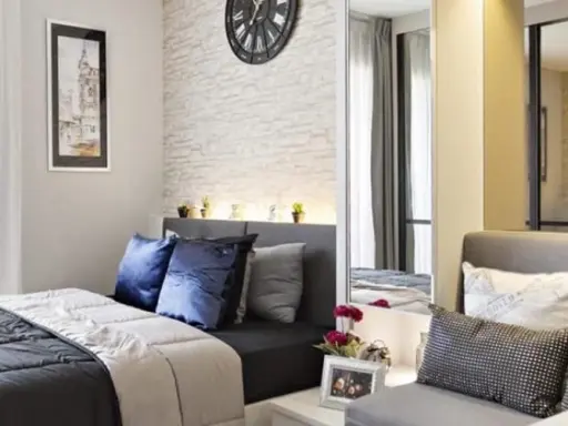 For rent urgently!! Condo Ideo Mobi Sukhumvit Eastgate, BTS view, built-in furniture, don't miss it!! images
