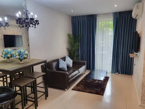 For rent: Atlantis Condo Resort Pattaya, 3rd floor, pool view, fully furnished. Install wallpaper throughout the room. Reserve now. images
