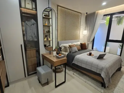 Selling down payment NUE RIVEREST Ratburana, 23rd floor, river view, good project, worth living, reserve now, urgently.