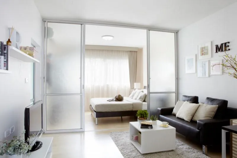 Condo for sale, D Condo Ramkhamhaeng 64, clean room, fully furnished, shock price, can not be found again with this project.