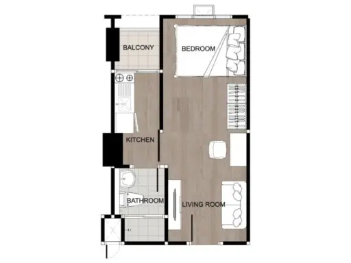 ขายดาวน์ Regent Home Wuttakat ชั้น 13 ตำแหน่ง 19 วิวถนน สนใจเป็นเจ้าของ รีบจองเลย images