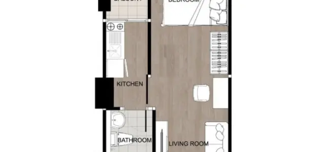 ขายดาวน์ Regent Home Wuttakat ชั้น 13 ตำแหน่ง 19 วิวถนน สนใจเป็นเจ้าของ รีบจองเลย images