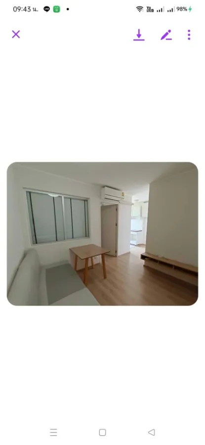 ขาย ยู แคมปัสรังสิต-เมืองเอก 1 ห้องนอน 1 ห้องน้ำ ราคาย่อมเยา พร้อมลากกระเป๋ามาได้เลยจ้า